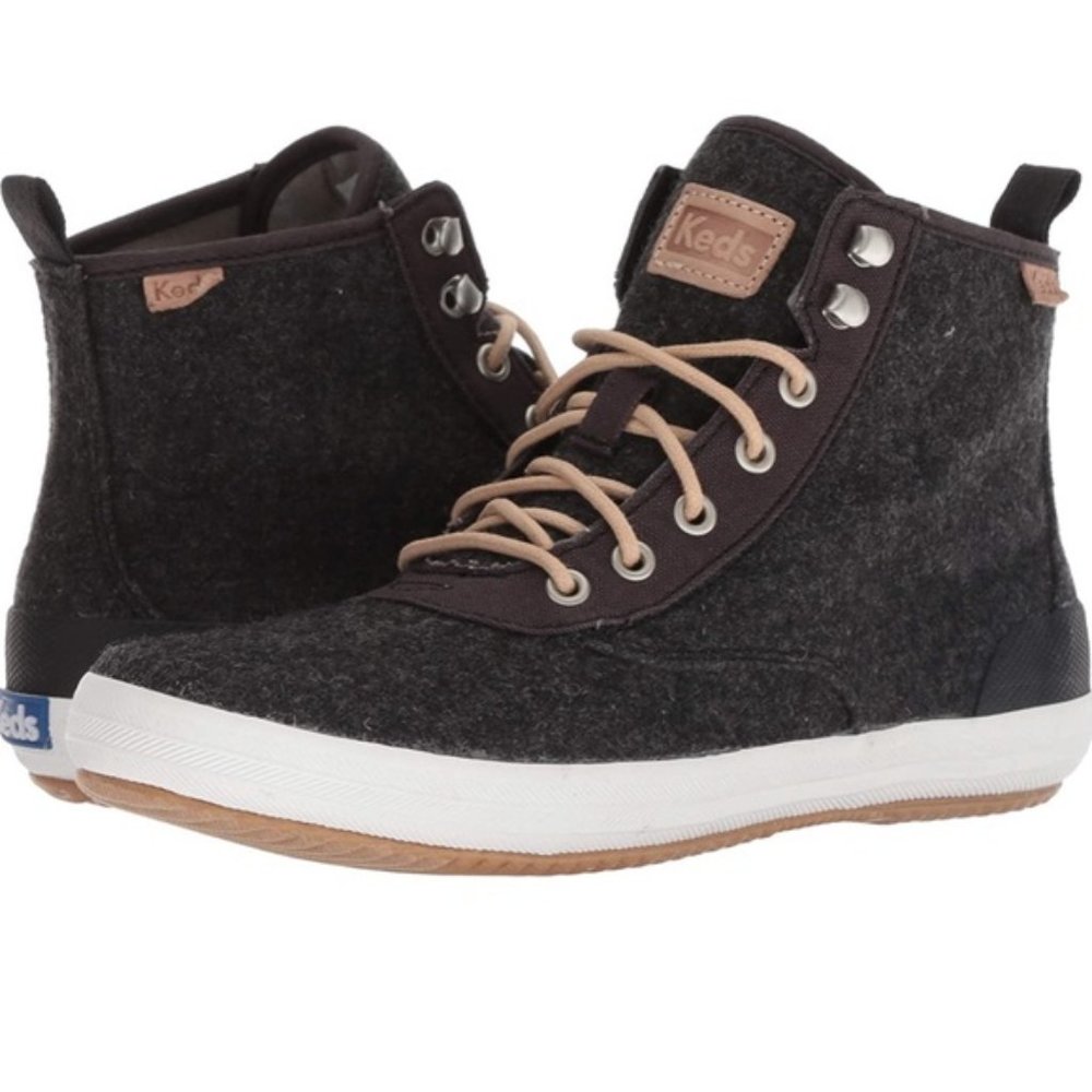 Keds Scout Boot Felt Charcoal